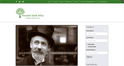 Desktop Screenshot of ancestors.co.za